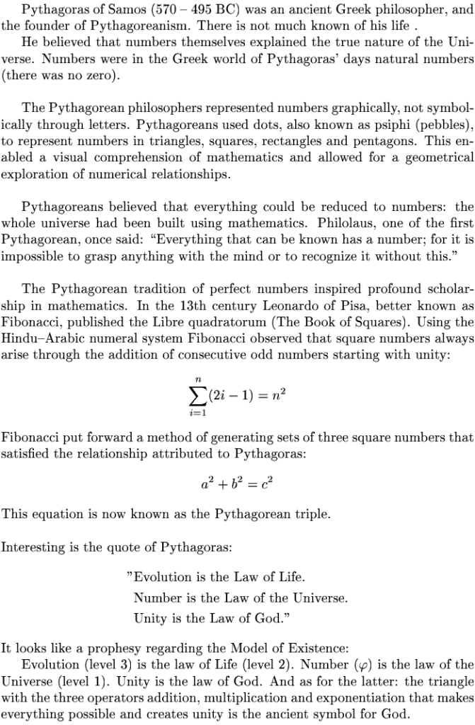 the Pythagoras prophesy